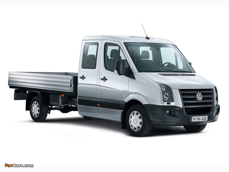 Photos of Volkswagen Crafter Double Cab Pickup 2006–11 (800 x 600)