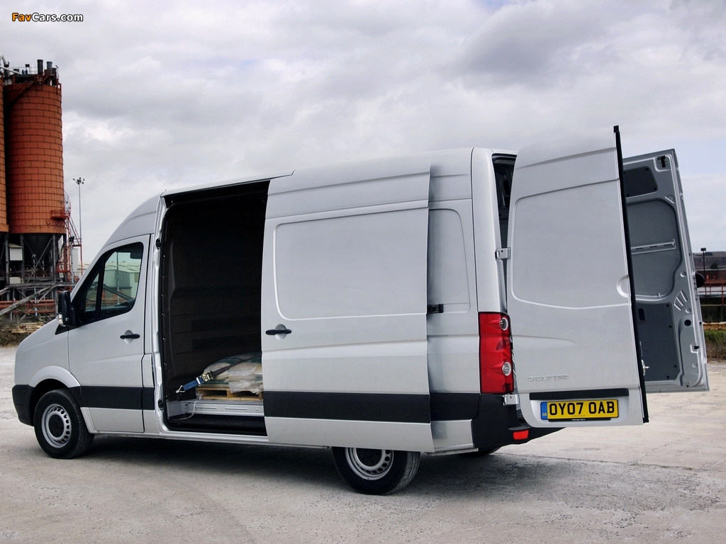 Pictures of Volkswagen Crafter High Roof Van UK-spec 2006–11 (1024 x 768)