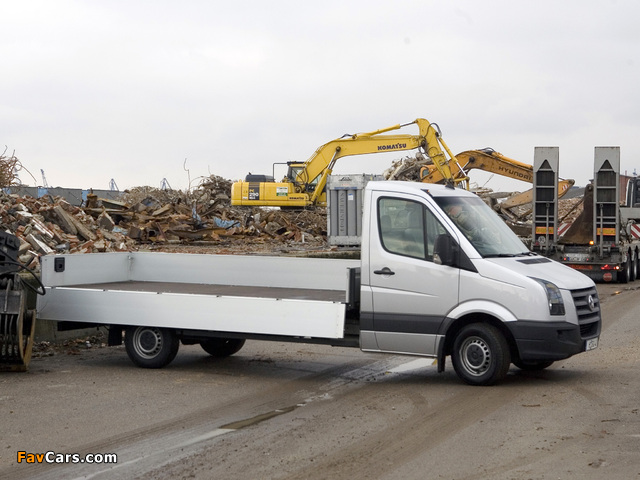 Volkswagen Crafter LWB Pickup 2006–11 images (640 x 480)