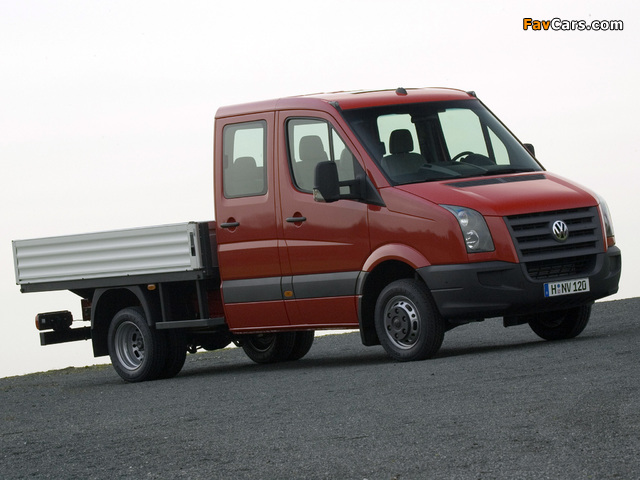 Volkswagen Crafter Double Cab Pickup 2006–11 images (640 x 480)