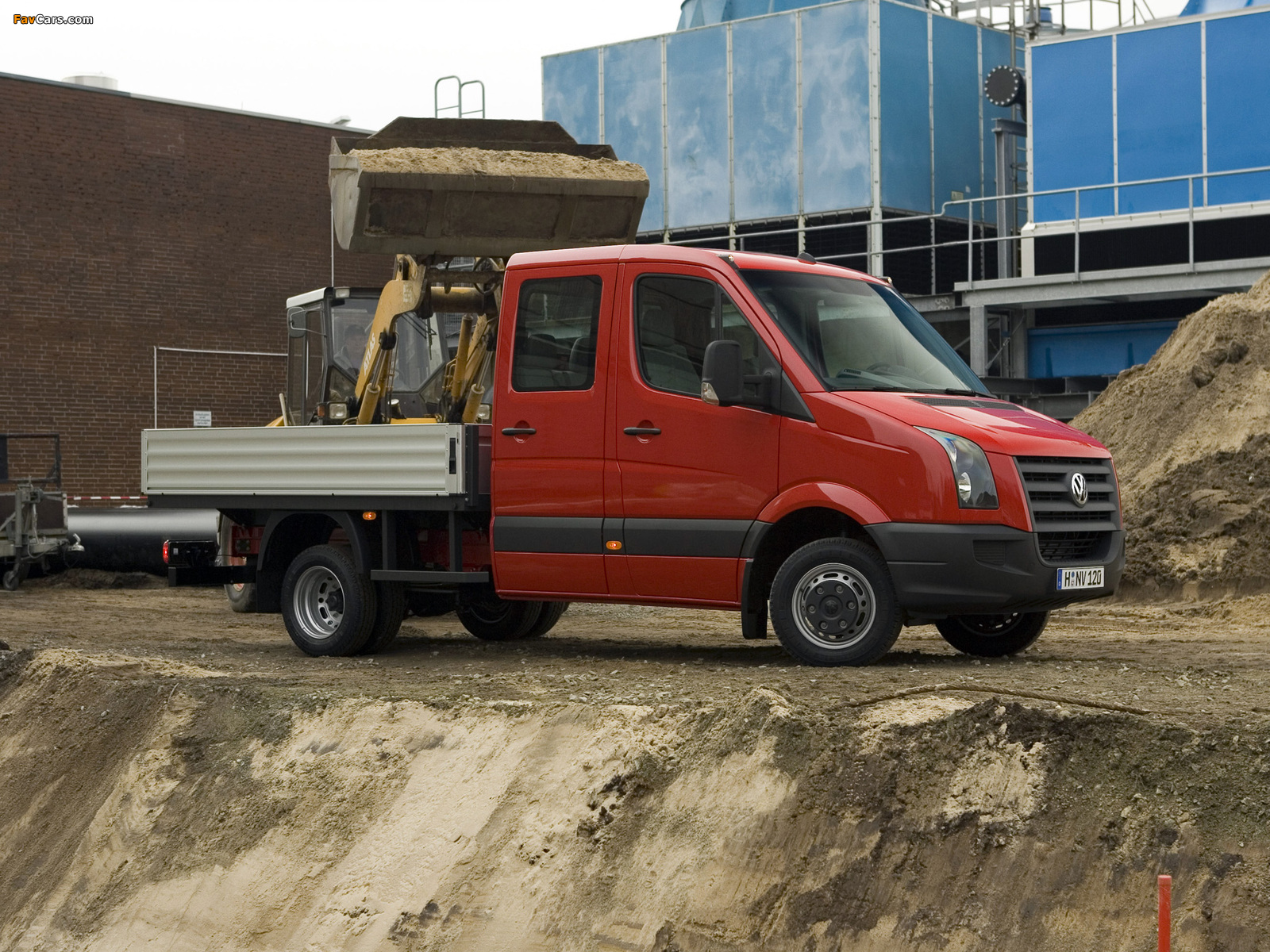 Volkswagen Crafter Double Cab Pickup 2006–11 images (1600 x 1200)