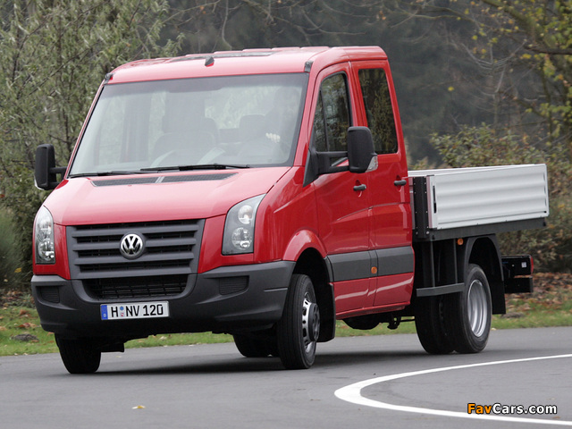 Volkswagen Crafter Double Cab Pickup 2006–11 pictures (640 x 480)