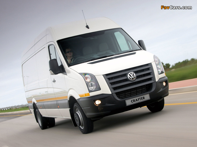 Volkswagen Crafter LWB High Roof Van ZA-spec 2006–11 wallpapers (640 x 480)