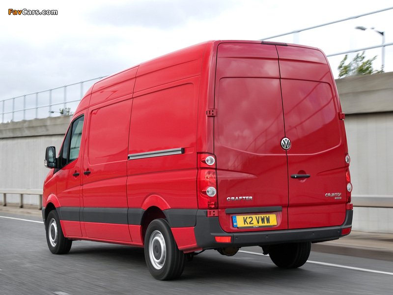 Volkswagen Crafter High Roof Van UK-spec 2006–11 wallpapers (800 x 600)