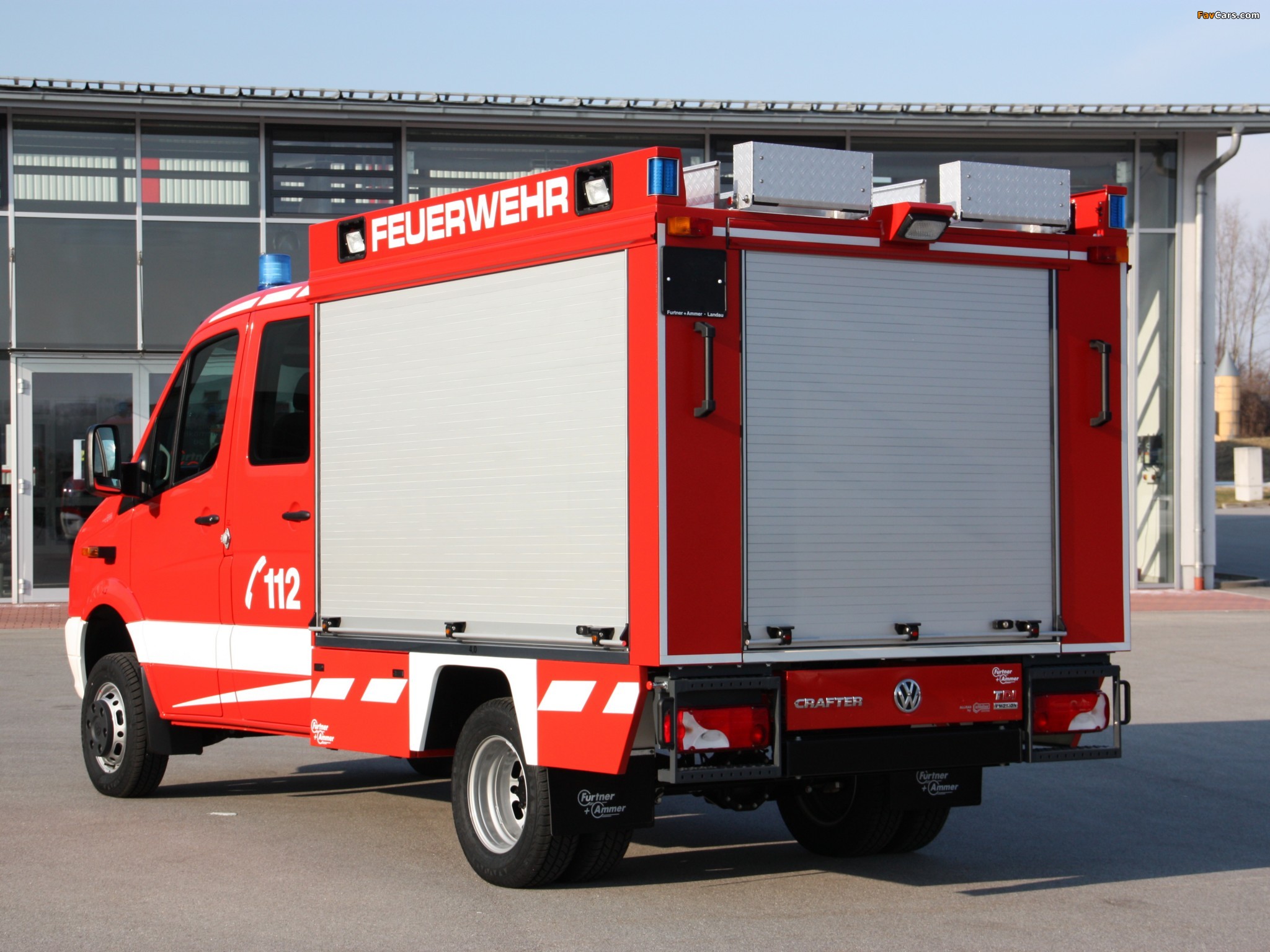 Volkswagen Crafter Double Cab Pickup 4MOTION Feuerwehr 2011 pictures (2048 x 1536)