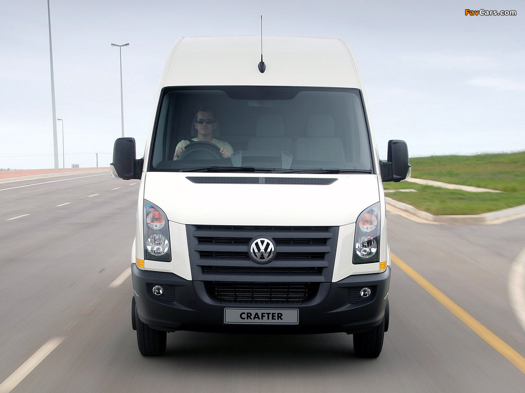 Volkswagen Crafter LWB High Roof Van ZA-spec 2006–11 wallpapers (1024 x 768)