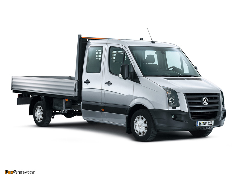 Volkswagen Crafter Double Cab Pickup 2006–11 wallpapers (800 x 600)