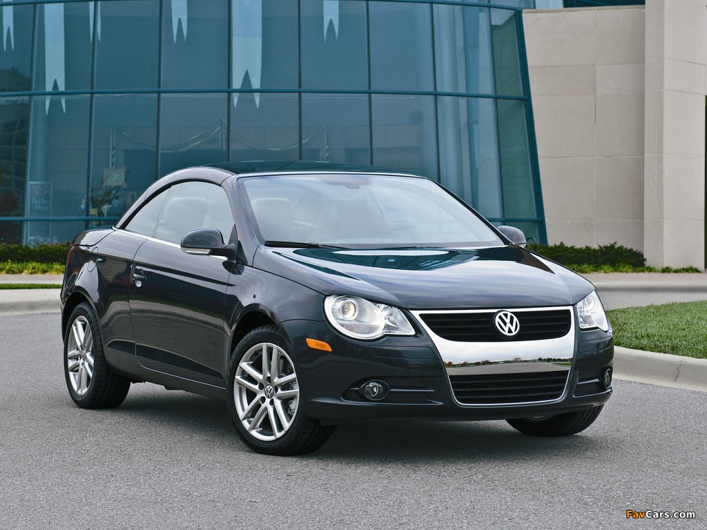 Volkswagen Eos US-spec 2006–10 wallpapers (1024 x 768)