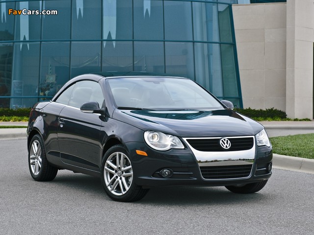 Volkswagen Eos US-spec 2006–10 wallpapers (640 x 480)