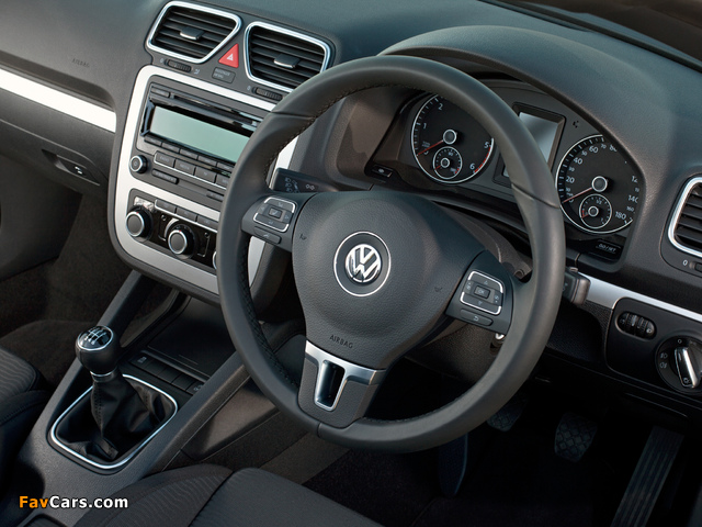 Volkswagen Eos UK-spec 2011 wallpapers (640 x 480)