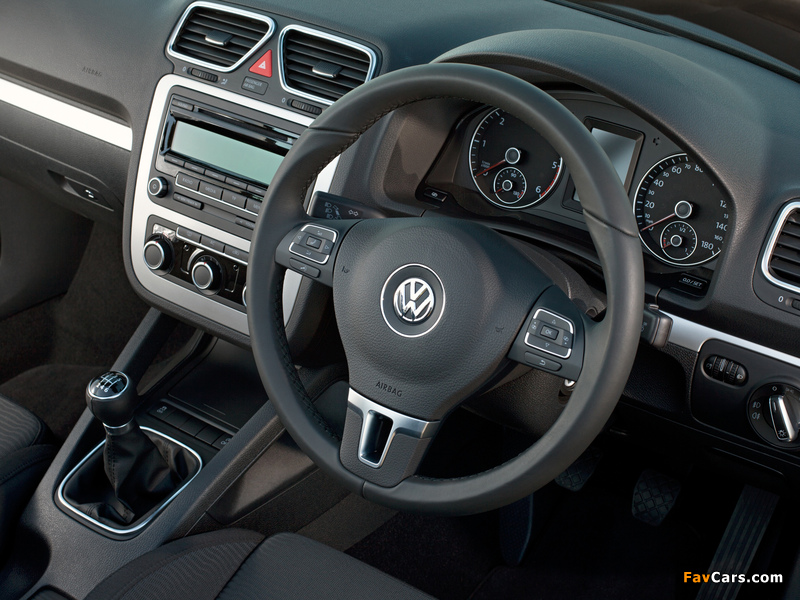 Volkswagen Eos UK-spec 2011 wallpapers (800 x 600)