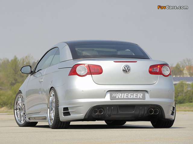 Rieger Volkswagen Eos 2007–10 wallpapers (640 x 480)