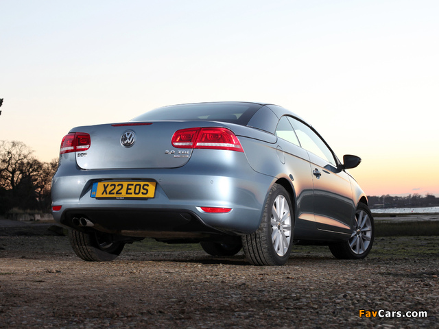 Volkswagen Eos UK-spec 2011 wallpapers (640 x 480)