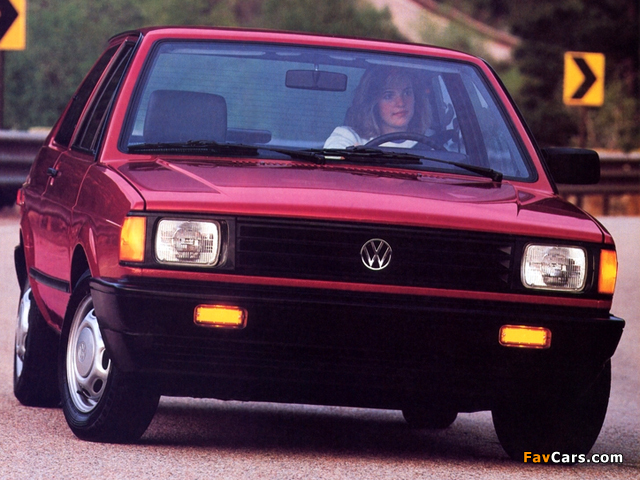 Pictures of Volkswagen Fox 2-door US-spec 1987–91 (640 x 480)