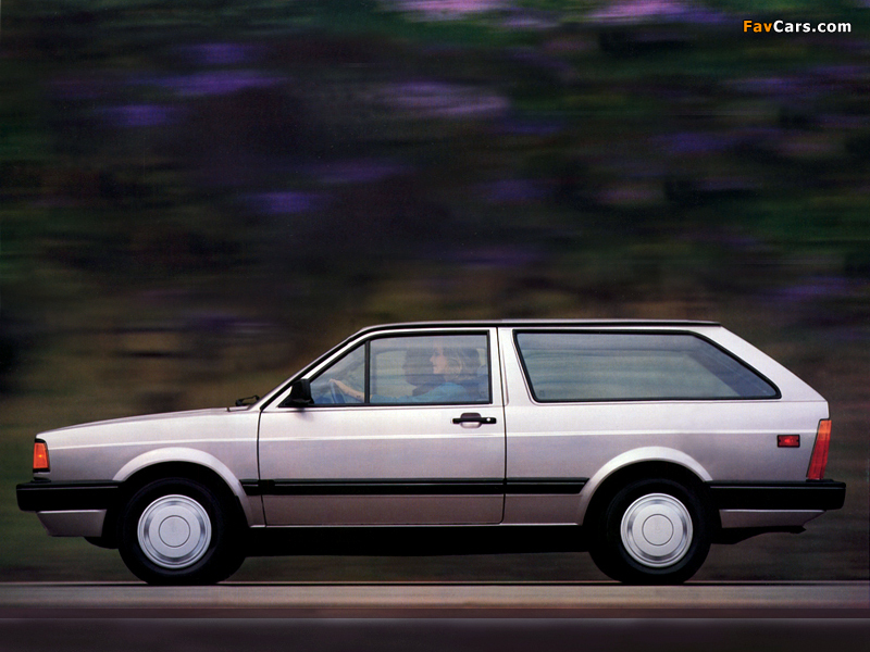 Volkswagen Fox Wagon US-spec 1987–91 photos (800 x 600)