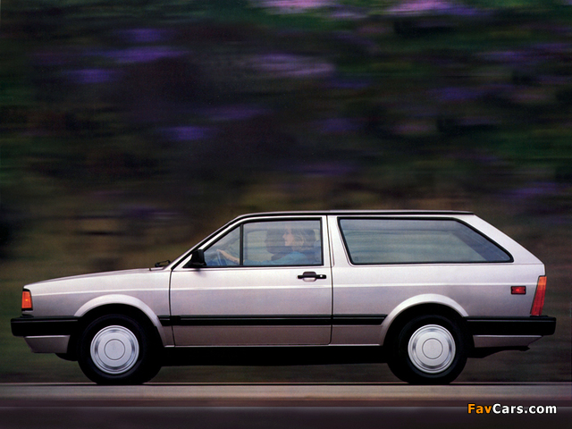Volkswagen Fox Wagon US-spec 1987–91 photos (640 x 480)