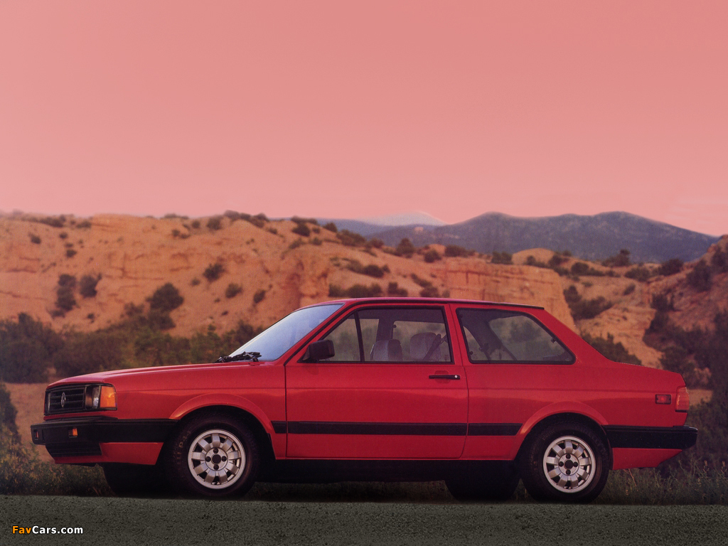 Volkswagen Fox 2-door US-spec 1987–91 wallpapers (1024 x 768)