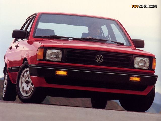 Volkswagen Fox US-spec 1987–91 wallpapers (640 x 480)