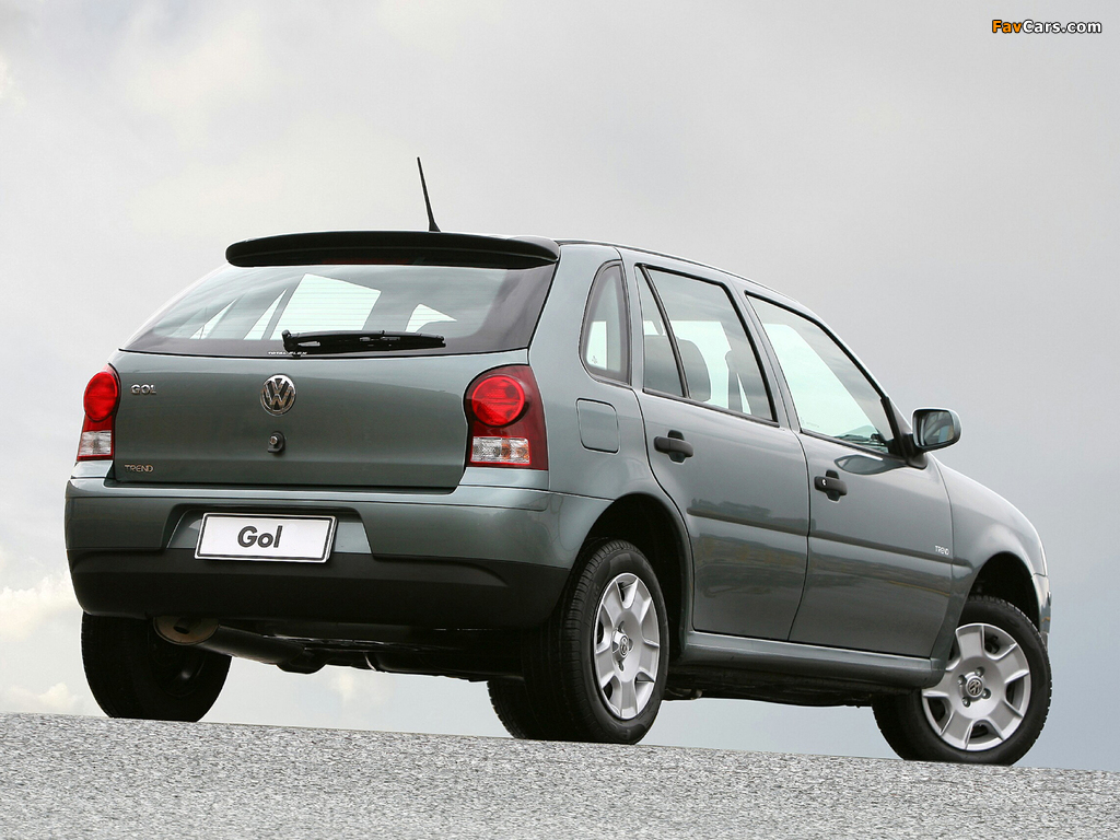 Volkswagen Gol Trend 2008–12 wallpapers (1024 x 768)