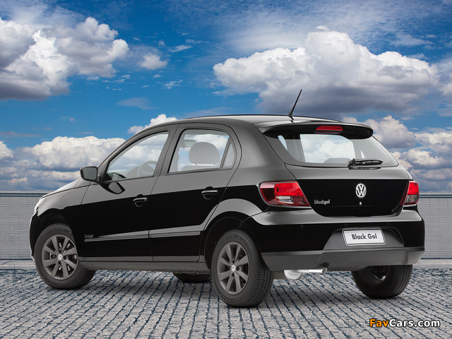 Volkswagen Black Gol 2011 images (640 x 480)