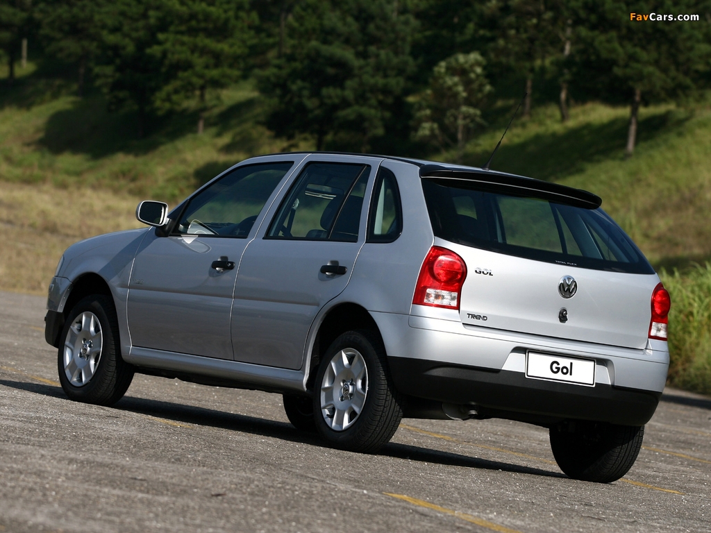 Volkswagen Gol Trend 2008–12 wallpapers (1024 x 768)