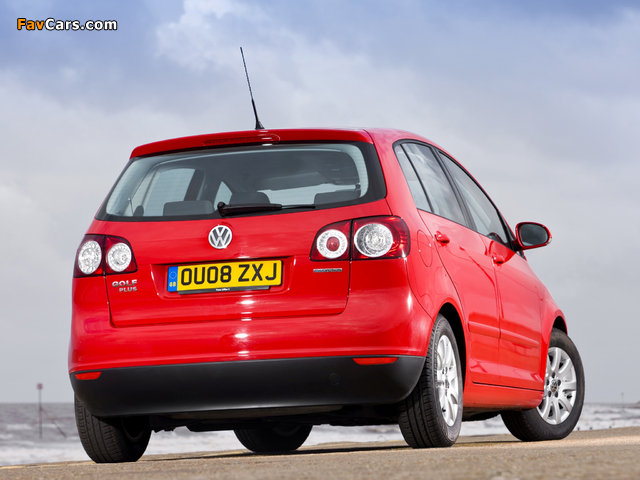 Volkswagen Golf Plus BlueMotion UK-spec 2005–09 photos (640 x 480)