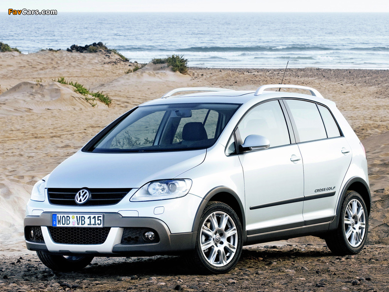 Volkswagen CrossGolf 2006–09 wallpapers (800 x 600)