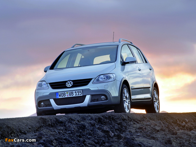 Volkswagen CrossGolf 2006–09 wallpapers (640 x 480)