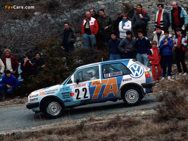 Images of Volkswagen Golf GTI Rally Car (Typ 19) 1984–86 (640 x 480)