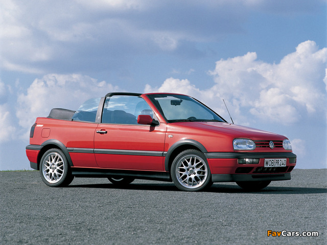 Images of Volkswagen Golf Cabrio (Typ 1H) 1993–97 (640 x 480)