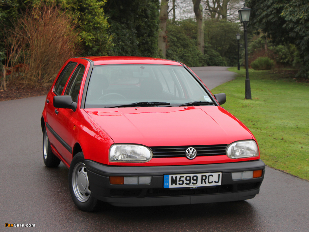 Images of Volkswagen Golf Ecomatic UK-spec (Typ 1H) 1993 (1024 x 768)