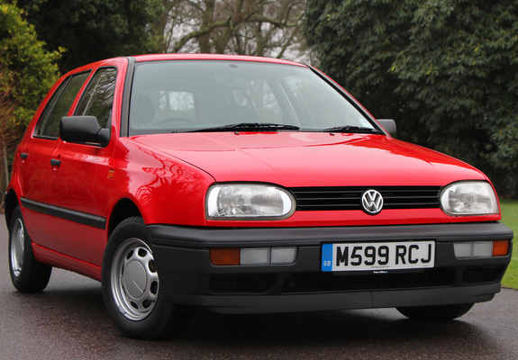 Images of Volkswagen Golf Ecomatic UK-spec (Typ 1H) 1993