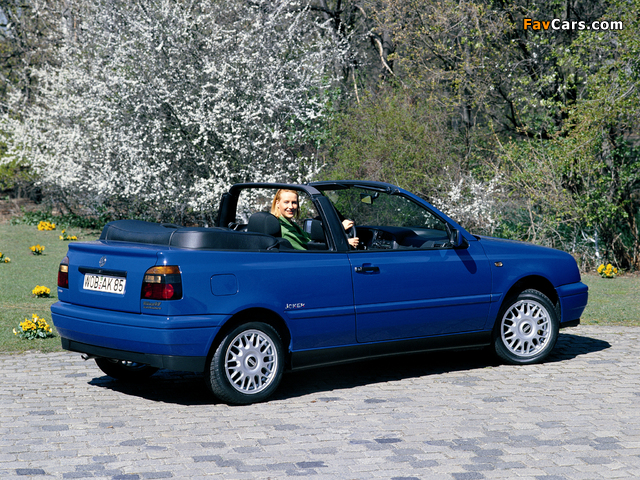 Images of Volkswagen Golf Cabrio Joker (Typ 1H) 1996–97 (640 x 480)