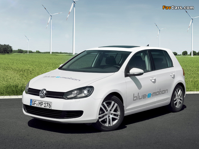 Images of Volkswagen Golf Blue-e-motion Prototype (Typ 5K) 2010 (640 x 480)