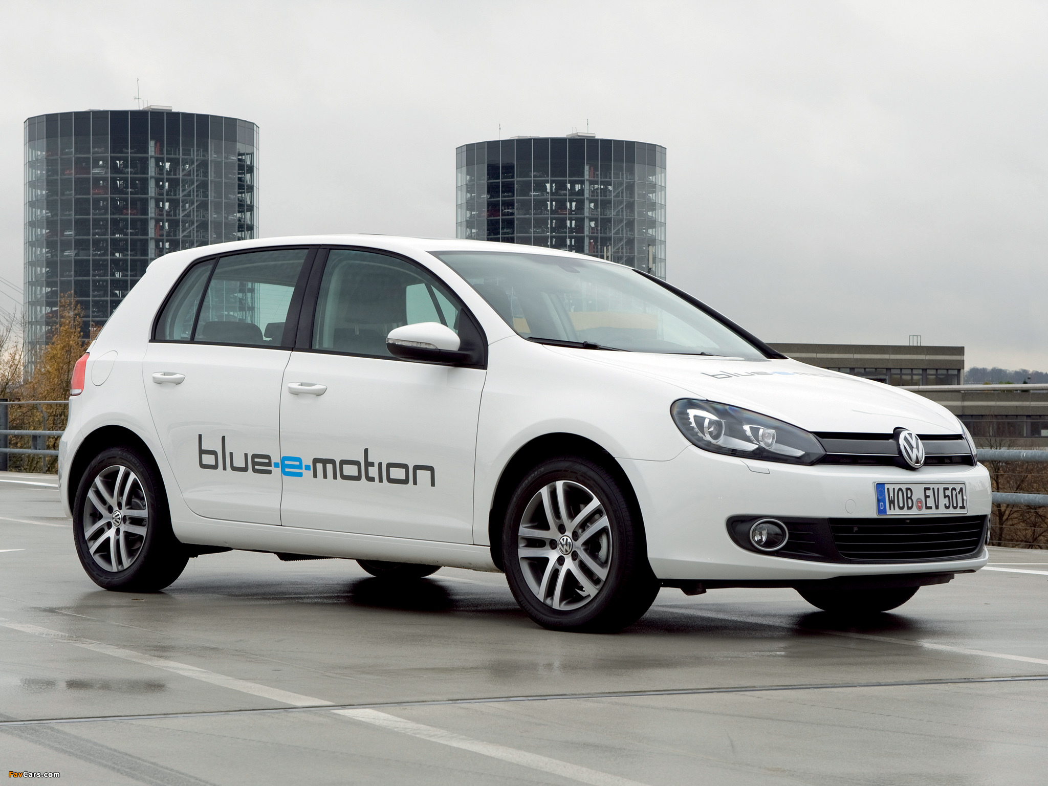 Images of Volkswagen Golf Blue-e-motion Prototype (Typ 5K) 2010 (2048 x 1536)