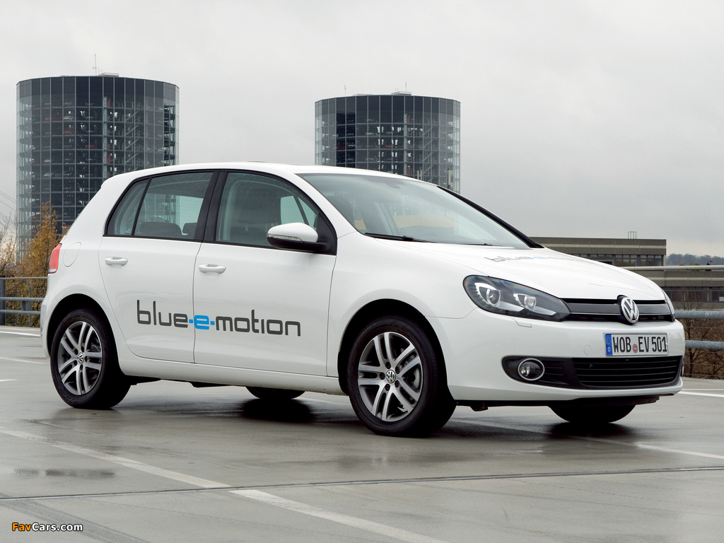 Images of Volkswagen Golf Blue-e-motion Prototype (Typ 5K) 2010 (1024 x 768)