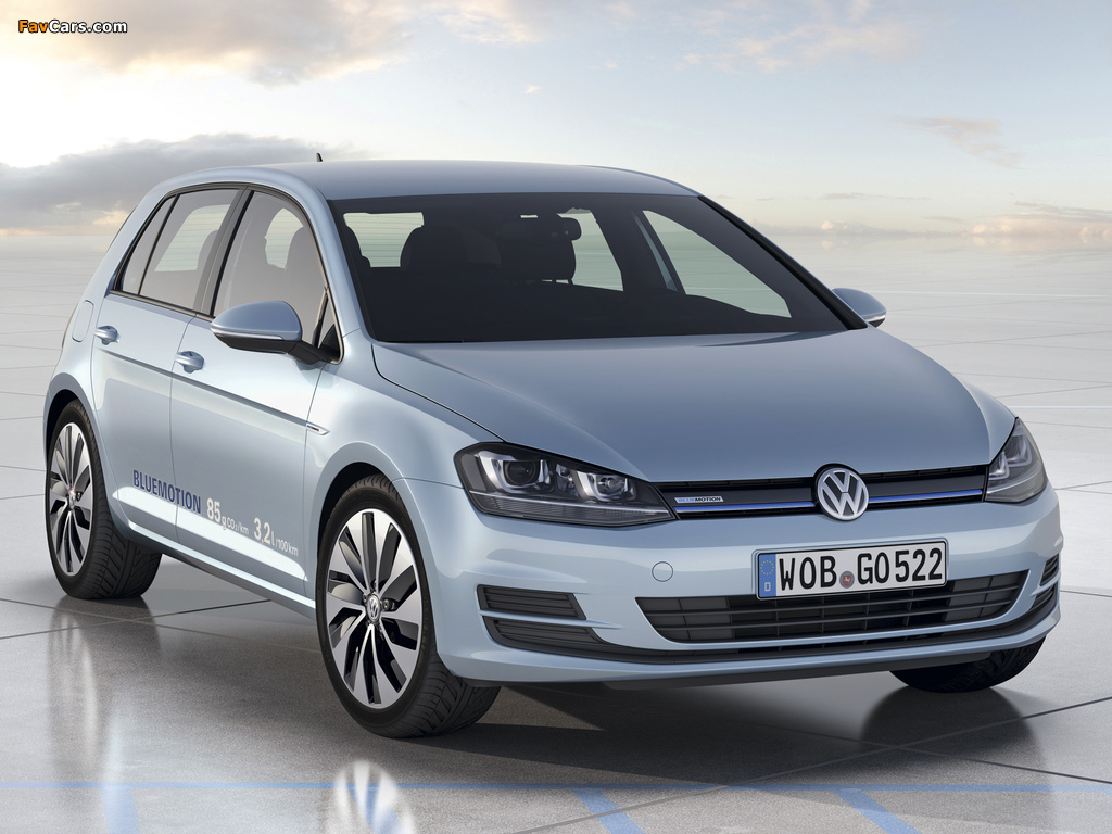 Images of Volkswagen Golf BlueMotion Concept (Typ 5G) 2012 (1024 x 768)