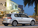 Images of Volkswagen Golf TSI BlueMotion 3-door (Typ 5G) 2012