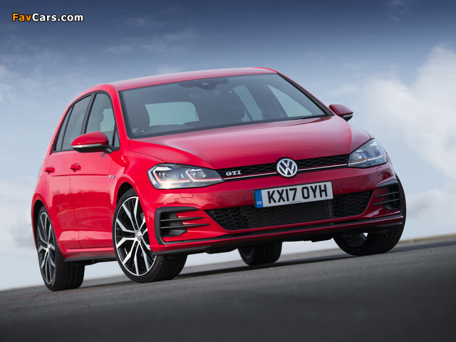 Images of Volkswagen Golf GTI 5-door UK-spec (5G) 2017 (640 x 480)