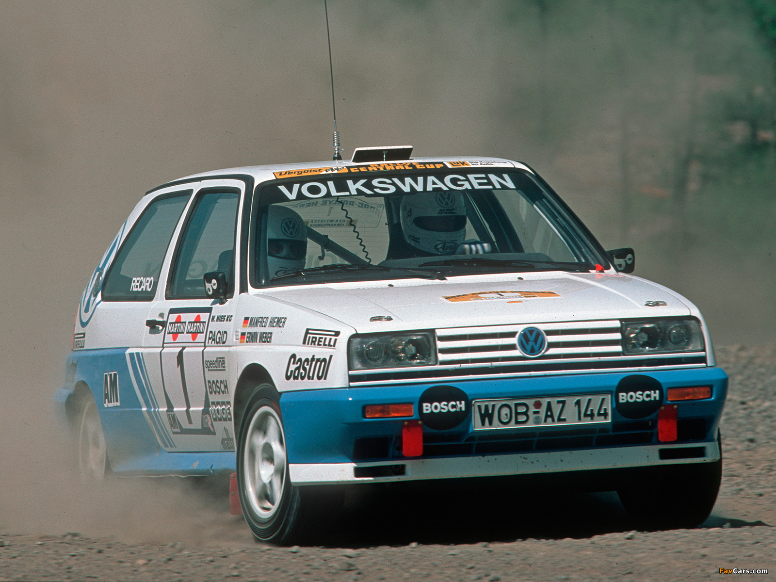 Photos of Volkswagen Golf Rallye G60 Rally Car (Typ 1G) 1990 (1600 x 1200)