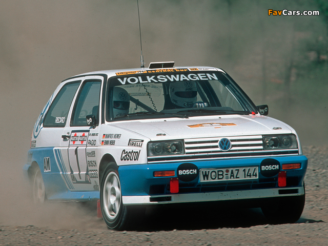 Photos of Volkswagen Golf Rallye G60 Rally Car (Typ 1G) 1990 (640 x 480)