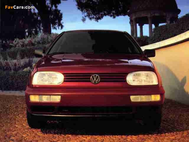Photos of Volkswagen Golf 5-door US-spec (Typ 1H) 1991–97 (640 x 480)