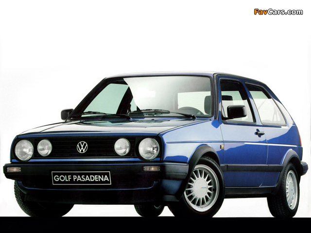 Photos of Volkswagen Golf Pasadena (Typ 1G) 1991 (640 x 480)