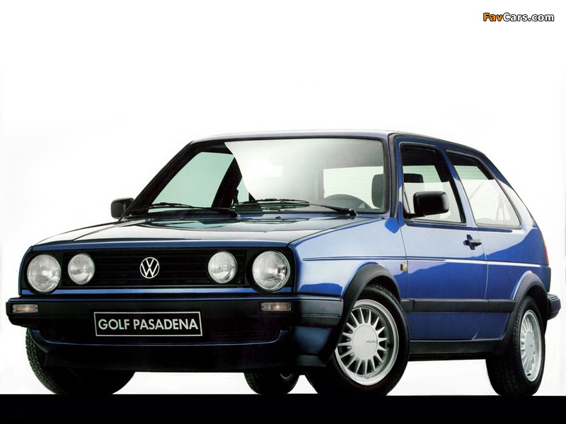 Photos of Volkswagen Golf Pasadena (Typ 1G) 1991 (800 x 600)