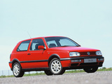 Photos of Volkswagen Golf GTI UK-spec (Type 1H) 1992–97