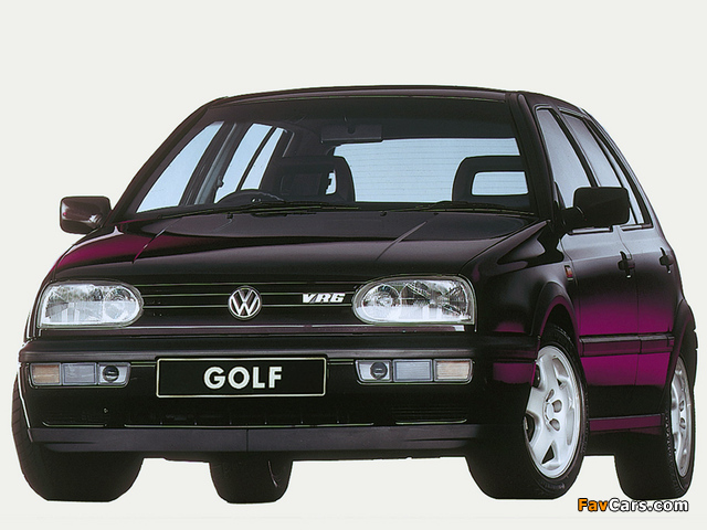 Photos of Volkswagen Golf VR6 5-door ZA-spec (Typ 1H) 1992–97 (640 x 480)