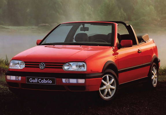 Photos of Volkswagen Golf Cabrio (Typ 1H) 1993–97