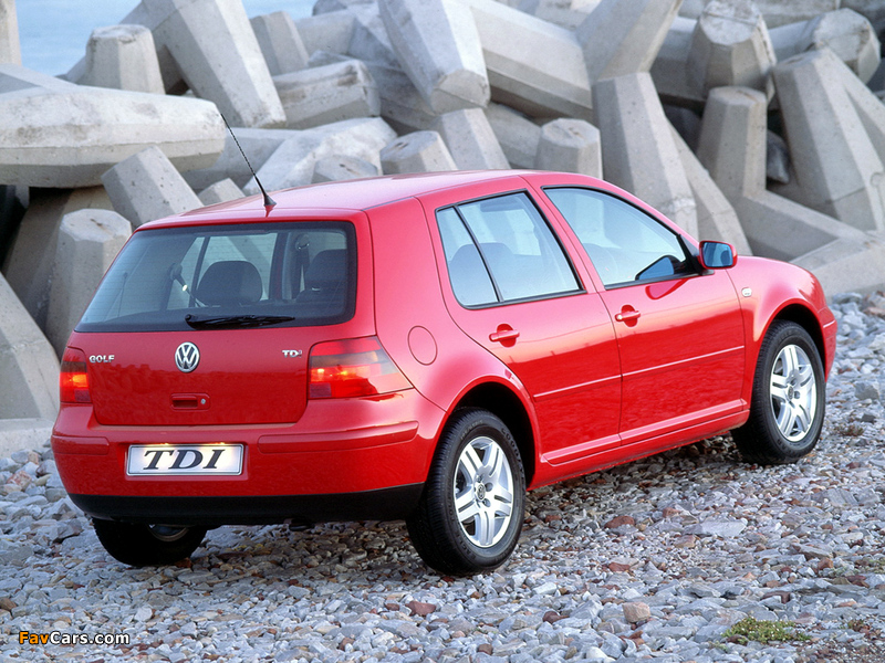 Photos of Volkswagen Golf TDI 5-door ZA-spec (Typ 1J) 1997–2003 (800 x 600)