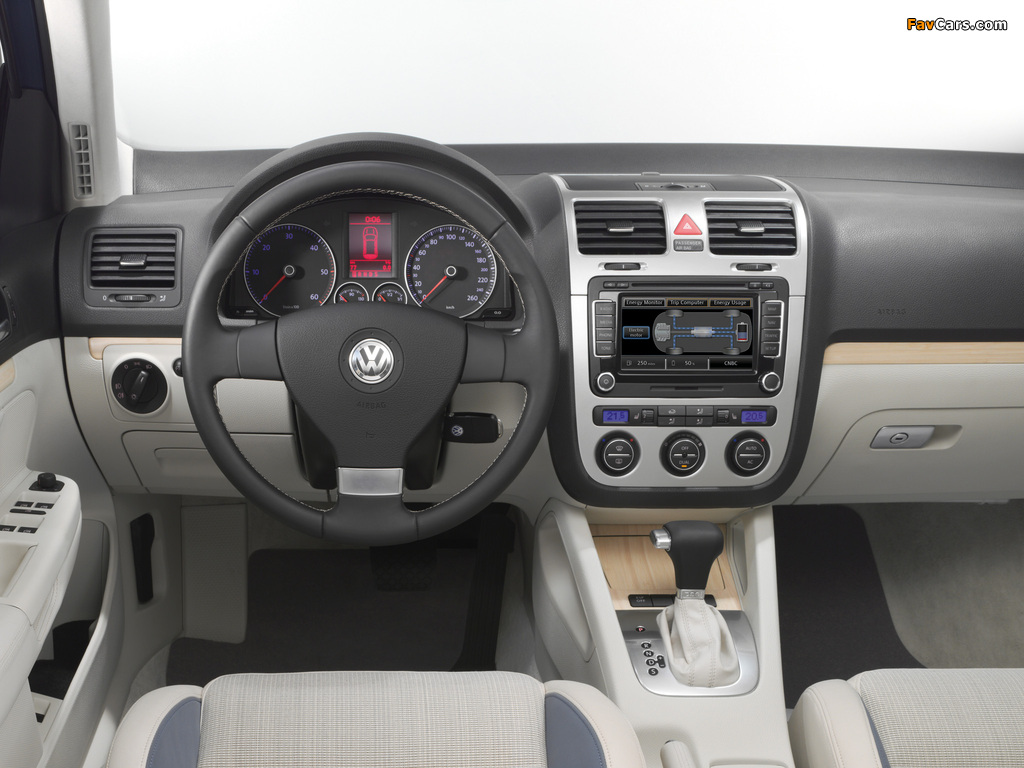 Photos of Volkswagen Golf TDI Hybrid Concept (Typ 1K) 2008 (1024 x 768)
