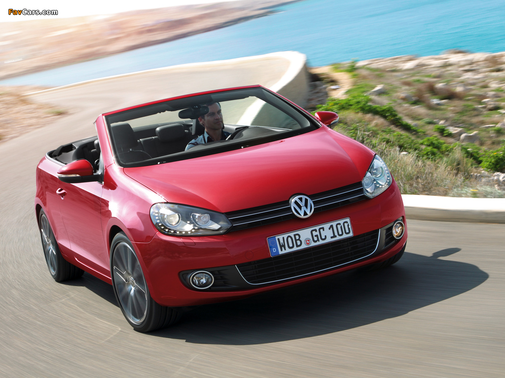 Photos of Volkswagen Golf Cabrio (Typ 5K) 2011 (1024 x 768)